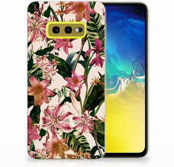 B2Ctelecom Samsung Galaxy S10e Uniek TPU Hoesje Flowers