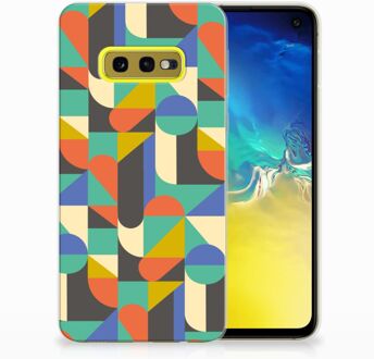 B2Ctelecom Samsung Galaxy S10e Uniek TPU Hoesje Funky Retro