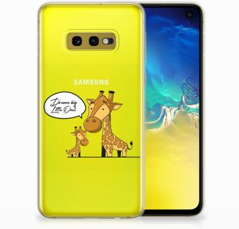 B2Ctelecom Samsung Galaxy S10e Uniek TPU Hoesje Giraffe