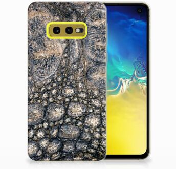 B2Ctelecom Samsung Galaxy S10e Uniek TPU Hoesje Krokodillenprint