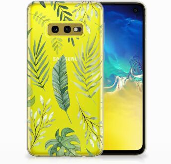 B2Ctelecom Samsung Galaxy S10e Uniek TPU Hoesje Leaves