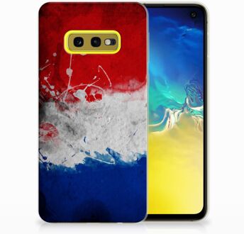 B2Ctelecom Samsung Galaxy S10e Uniek TPU Hoesje Nederlandse Vlag