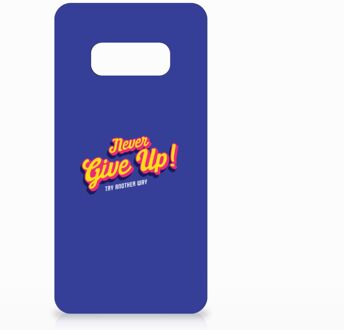 B2Ctelecom Samsung Galaxy S10e Uniek TPU Hoesje Never Give Up