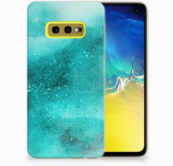 B2Ctelecom Samsung Galaxy S10e Uniek TPU Hoesje Painting Blue