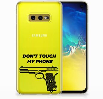 B2Ctelecom Samsung Galaxy S10e Uniek TPU Hoesje Pistol DTMP