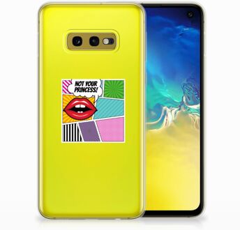 B2Ctelecom Samsung Galaxy S10e Uniek TPU Hoesje Popart Princess