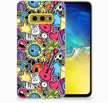 B2Ctelecom Samsung Galaxy S10e Uniek TPU Hoesje Punk Rock