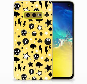 B2Ctelecom Samsung Galaxy S10e Uniek TPU Hoesje Punk Yellow