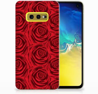 B2Ctelecom Samsung Galaxy S10e Uniek TPU Hoesje Red Roses