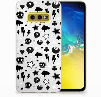 B2Ctelecom Samsung Galaxy S10e Uniek TPU Hoesje Silver Punk