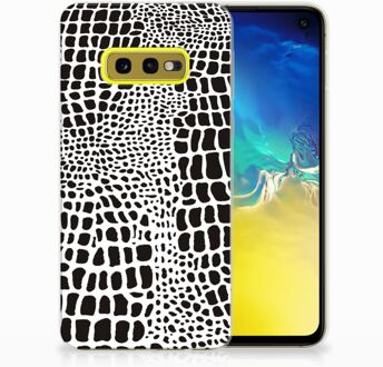 B2Ctelecom Samsung Galaxy S10e Uniek TPU Hoesje Slangenprint