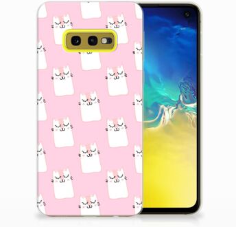 B2Ctelecom Samsung Galaxy S10e Uniek TPU Hoesje Sleeping Cats