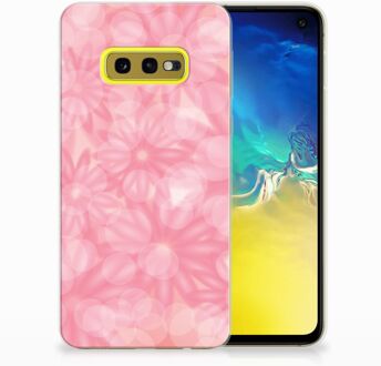 B2Ctelecom Samsung Galaxy S10e Uniek TPU Hoesje Spring Flowers