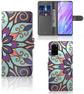 B2Ctelecom Samsung Galaxy S11 Hoesje Purple Flower