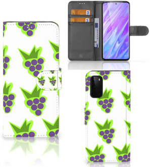 B2Ctelecom Samsung Galaxy S20 Book Cover Druiven