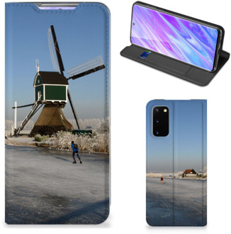 B2Ctelecom Samsung Galaxy S20 Book Cover Schaatsers Friesland