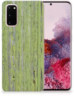 B2Ctelecom Samsung Galaxy S20 Bumper Hoesje Green Wood