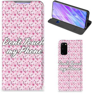 B2Ctelecom Samsung Galaxy S20 Design Case Flowers Pink DTMP