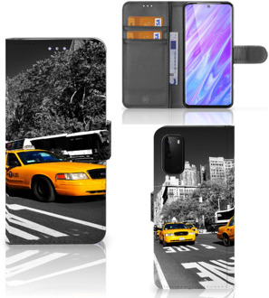 B2Ctelecom Samsung Galaxy S20 Flip Cover New York Taxi