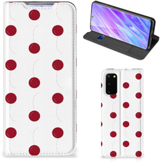 B2Ctelecom Samsung Galaxy S20 Flip Style Cover Cherries