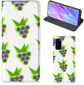 B2Ctelecom Samsung Galaxy S20 Flip Style Cover Druiven