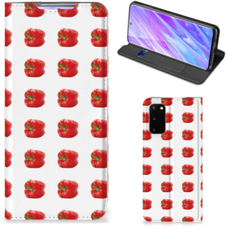 B2Ctelecom Samsung Galaxy S20 Flip Style Cover Paprika Red