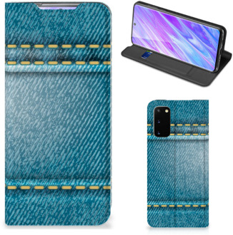 B2Ctelecom Samsung Galaxy S20 Hippe Standcase Jeans