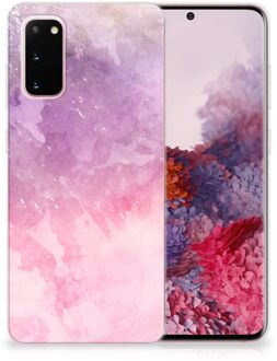 B2Ctelecom Samsung Galaxy S20 Hoesje maken Pink Purple Paint