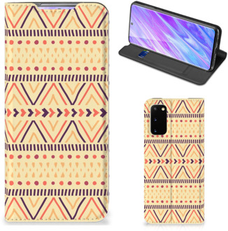 B2Ctelecom Samsung Galaxy S20 Hoesje met Magneet Aztec Yellow