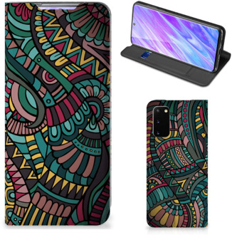 B2Ctelecom Samsung Galaxy S20 Hoesje met Magneet Aztec