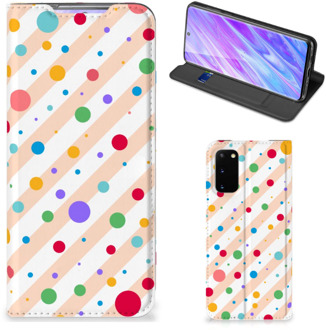 B2Ctelecom Samsung Galaxy S20 Hoesje met Magneet Dots