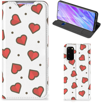 B2Ctelecom Samsung Galaxy S20 Hoesje met Magneet Hearts