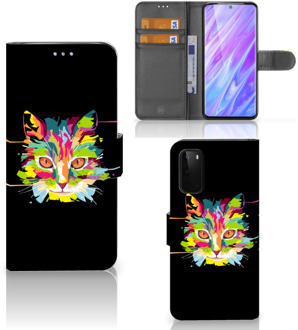 B2Ctelecom Samsung Galaxy S20 Leuk Hoesje Cat Color