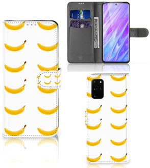 B2Ctelecom Samsung Galaxy S20 Plus Book Cover Banana