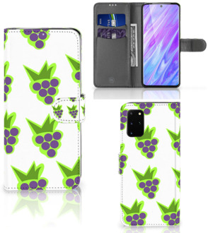 B2Ctelecom Samsung Galaxy S20 Plus Book Cover Druiven