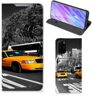 B2Ctelecom Samsung Galaxy S20+ Book Cover New York Taxi