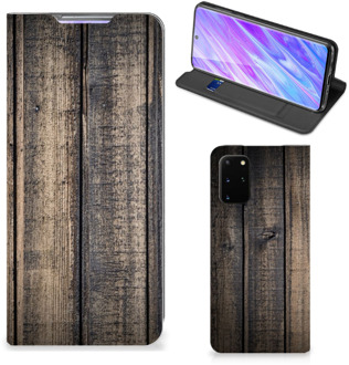 B2Ctelecom Samsung Galaxy S20 Plus Book Wallet Case Steigerhout