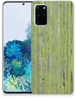 B2Ctelecom Samsung Galaxy S20 Plus Bumper Hoesje Green Wood