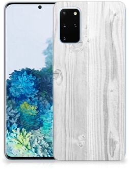 B2Ctelecom Samsung Galaxy S20 Plus Bumper Hoesje White Wood