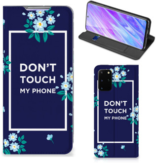 B2Ctelecom Samsung Galaxy S20+ Design Case Flowers Blue DTMP