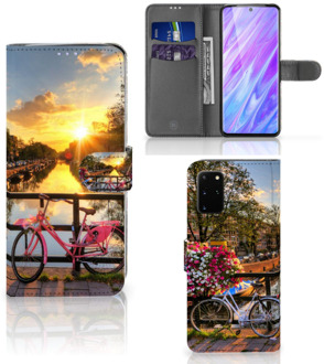 B2Ctelecom Samsung Galaxy S20 Plus Flip Cover Amsterdamse Grachten