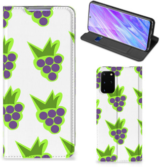 B2Ctelecom Samsung Galaxy S20 Plus Flip Style Cover Druiven