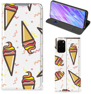 B2Ctelecom Samsung Galaxy S20 Plus Flip Style Cover Icecream