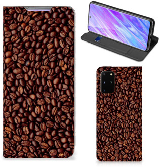 B2Ctelecom Samsung Galaxy S20+ Flip Style Cover Koffiebonen