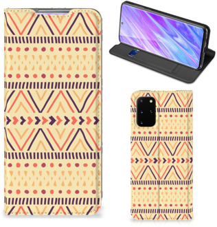 B2Ctelecom Samsung Galaxy S20 Plus Hoesje met Magneet Aztec Yellow