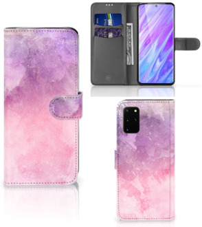 B2Ctelecom Samsung Galaxy S20+ Hoesje Pink Purple Paint