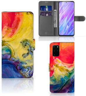 B2Ctelecom Samsung Galaxy S20 Plus Hoesje Watercolor Dark