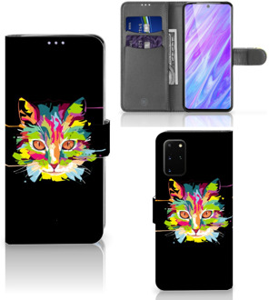 B2Ctelecom Samsung Galaxy S20+ Leuk Hoesje Cat Color