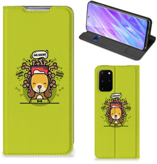 B2Ctelecom Samsung Galaxy S20+ Magnet Case Doggy Biscuit