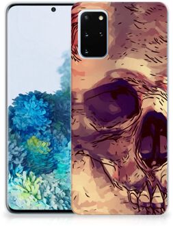 B2Ctelecom Samsung Galaxy S20 Plus Silicone Back Case Skullhead